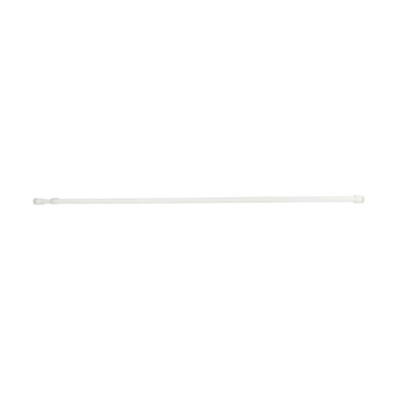 Tringle à pression extensible sans perçage blanc mat 80 à 120 cm