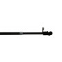 Tringle à pression extensible sans perçage embout boule noir mat 50 à 80 cm