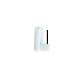 Support adhésif barre de vitrage blanc, lot de 4