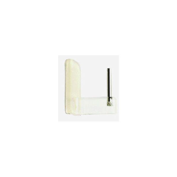 Support adhésif barre de vitrage transparent, lot de 2