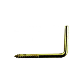 Piton pour barre de vitrage décor laiton, lot de 4