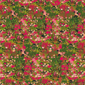 Tissu velours Jardin anglais 4 Zéphyr & Co