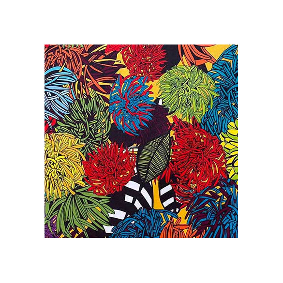 Tissu velours Dalhia 1 Zéphyr & Co