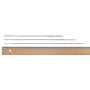 Assortiment de 3 carrelets droits 2 pointes triangulaires Osborne K8