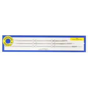 Assortiment de 3 carrelets droits 2 pointes triangulaires Osborne K8