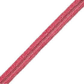 Double passepoil 8 mm cerise et grège 4301-244 PIDF