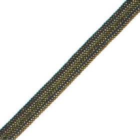 Double passepoil 8 mm noir et or 4301-208 PIDF