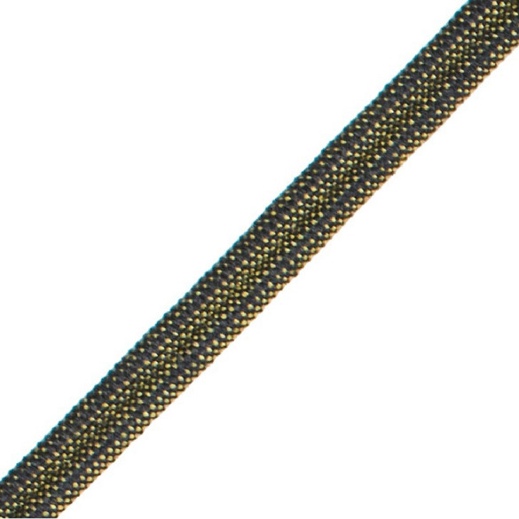 Double passepoil 8 mm noir et or 4301-208 PIDF