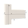 Mousse Polyéther 28 kg sur mesure en T - Épaisseur personnalisée