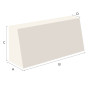 Plan incliné en mousse Polyéther 28 kg sur mesure - Épaisseur personnalisée