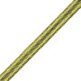 Double passepoil 8 mm pistache et noir 4301-229 PIDF