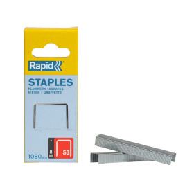 Boite de 1080 agrafes Rapid 53 galvanisées 8 mm