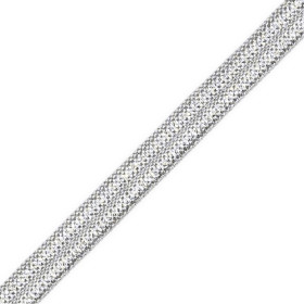 Double passepoil 10 mm argent 4302-205 PIDF