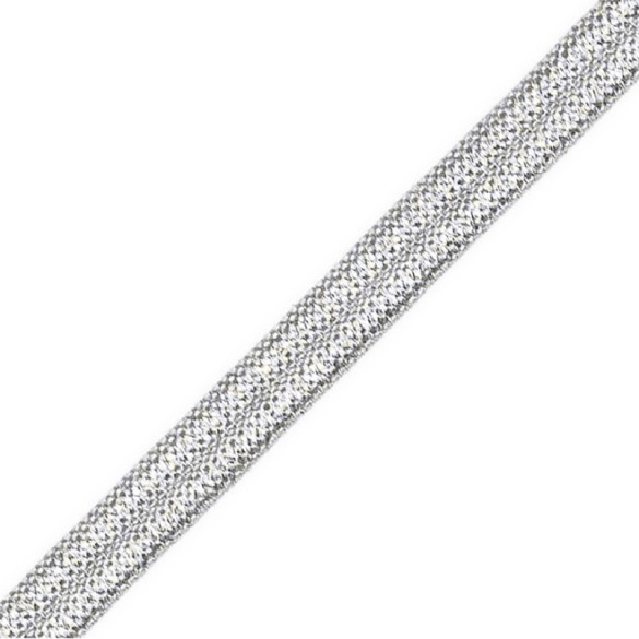 Double passepoil 10 mm argent 4302-205 PIDF