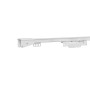 Rail rideau à cordon CKS Blanc sur mesure avec accessoires Forest de 30 cm à 190 cm