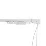 Rail rideau à cordon CKS Blanc sur mesure avec accessoires Forest de 191 cm à 580 cm