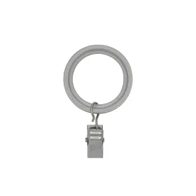 10 anneaux pince rideaux Ø30x40 mm nickel givré