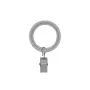 10 anneaux pince rideaux Ø30x40 mm nickel givré