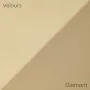Ciel de toit velours beige, largeur 150 cm, au mètre