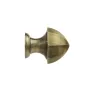 Embout pommeau diamant Ø28 mm laiton vieilli