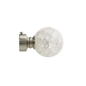 Embout boucle Cristo ø28 mm nickel mat