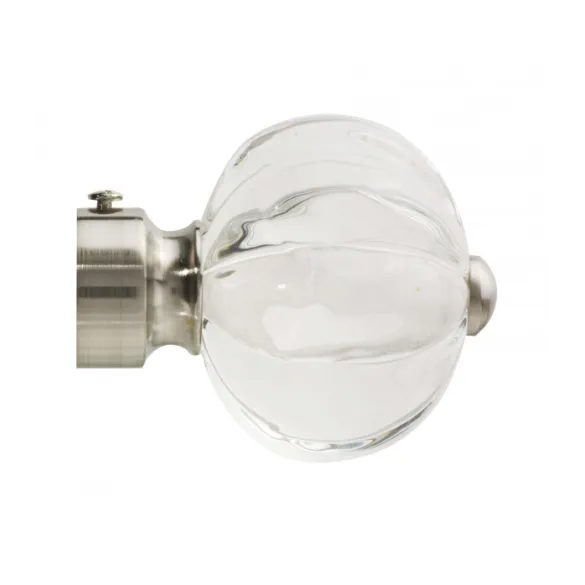 Embout dauphine ø28 mm nickel mat