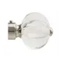 Embout dauphine ø28 mm nickel mat