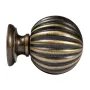 Embout dauphine ø28 mm laiton vieilli
