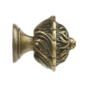 Embout Louis XV Ø28 mm laiton vieilli