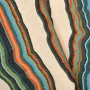 Tissu rayure rideau Cuzco Malachite Casal