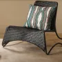 Tissu rayure rideau Cuzco Jaspe Paysage Casal