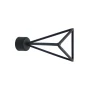 Embout triangle filaire Ø28 mm noir mat