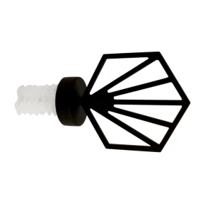 Embout hexagone Ø28 mm noir mat
