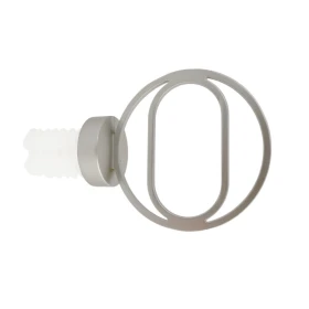 Embout Visio Ø28 mm nickel givré