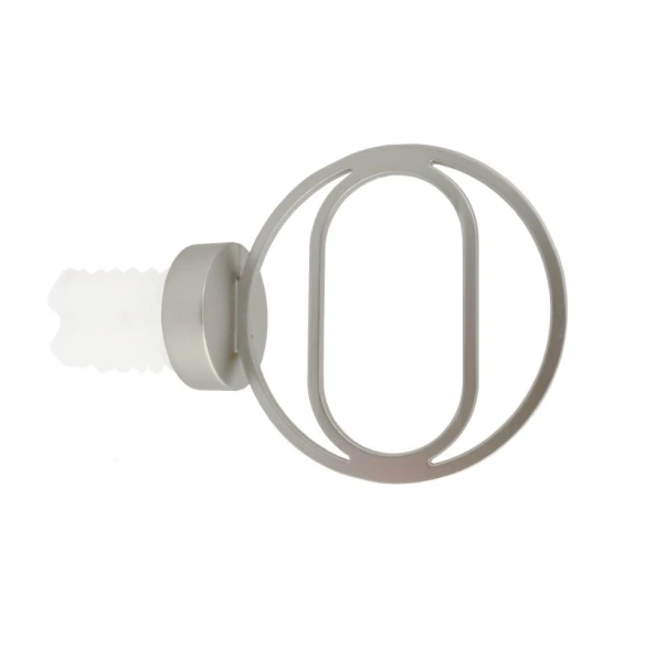 Embout Visio Ø28 mm nickel givré