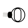 Embout Visio Ø28 mm noir mat