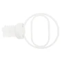 Embout Visio Ø28 mm blanc mat