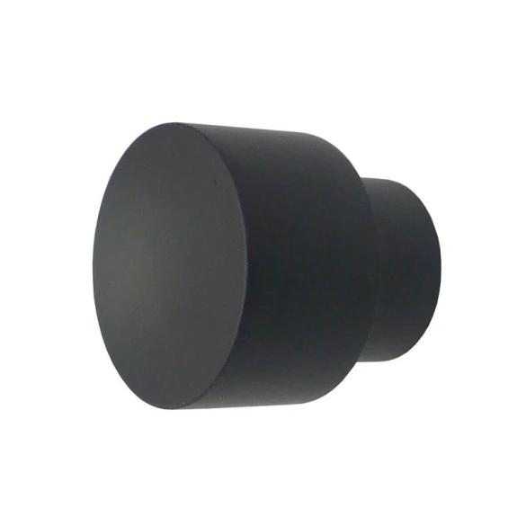 Embout bouchon Ø28 mm noir mat