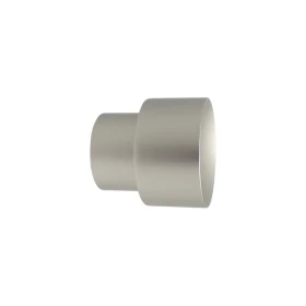 Embout bouchon Ø28 mm nickel givré
