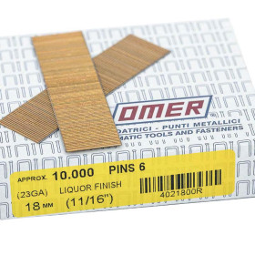 Boite de 10000 finettes clous OMER pins 6 - 18mm
