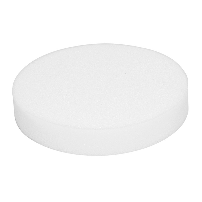 Lot De 18 Cylindres En Mousse Ronde Polystyrène 7,5x7,5x2,5 Cm - Disques Pour Bricolage Et Gâteaux