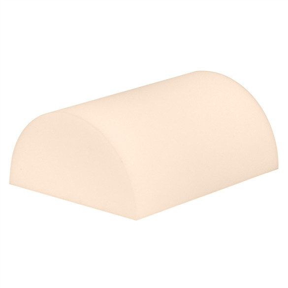 Mousse sur mesure HR 35kg/m³ demi-cylindre - mi ferme - épaisseur personnalisée