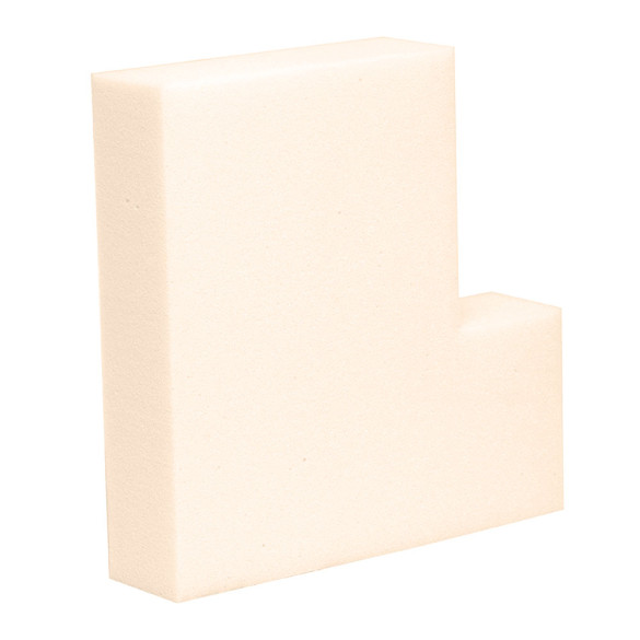 Mousse Haute résilience 40 kg sur mesure en L - Épaisseur personnalisée