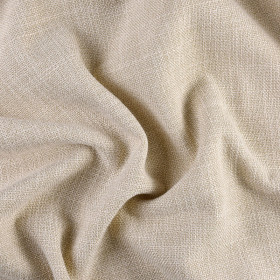 Tissu rideau thermique Adélie beige lin Linder