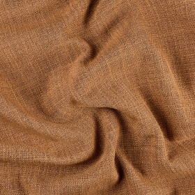 Tissu rideau thermique Adélie marron cannelle Linder
