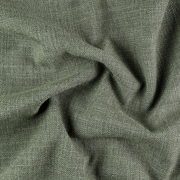 Tissu rideau thermique Adélie vert cèdre Linder