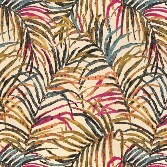 Tissu siège Areca tropical Casal