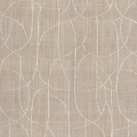 Tissu soie Mandala ivoire Casamance