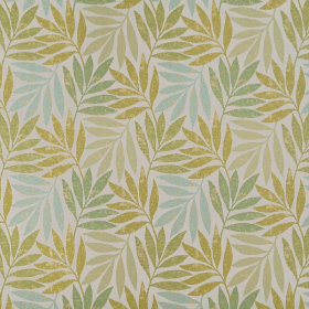 Tissu feuillage Eden lagon vert Casal