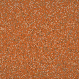 Tissu feuillage Feline papaye Casal